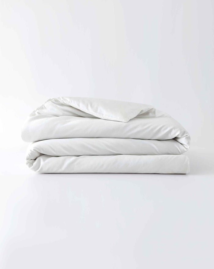 Baloo Living Throw / Pebble White Cotton Duvet Cover
