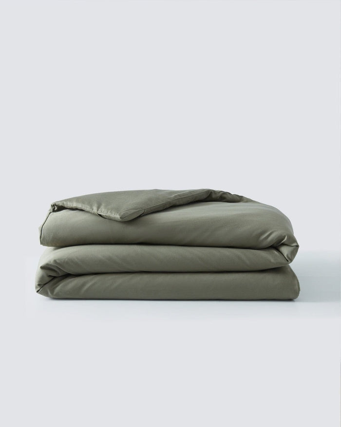 Baloo Living Throw / Moss Cotton Duvet Cover