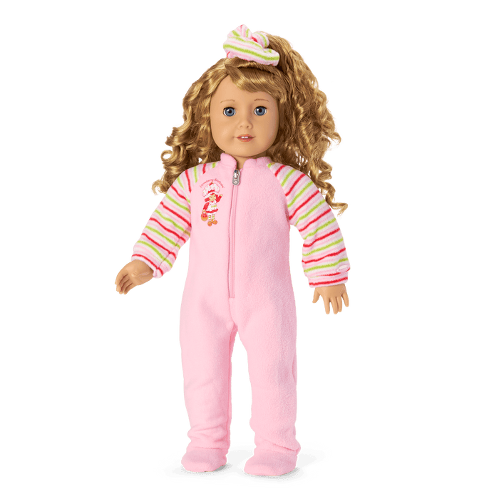 Courtney’s™ Strawberry Shortcake™ Sleeping Bag & PJs for 18-inch Dolls (Historical Characters)