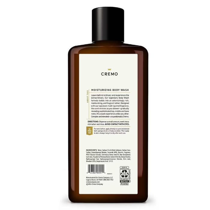 Cremo Cedar & Cypress Men’s Body Wash 16 oz - 12 Pack
