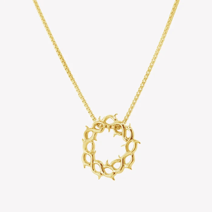 Crown of Thorns Necklace- Gold