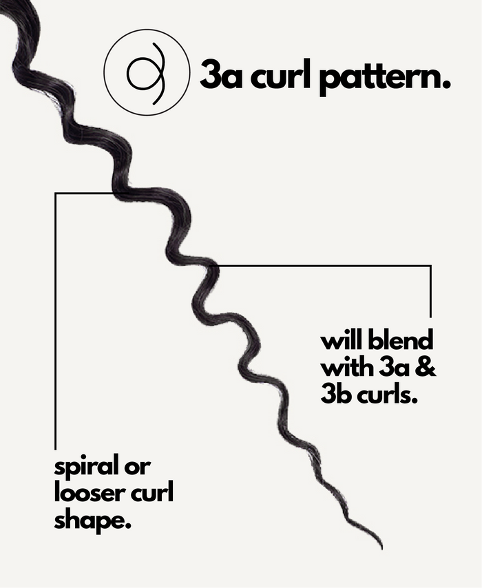 curly (3A curls) clip-in extensions light brown.
