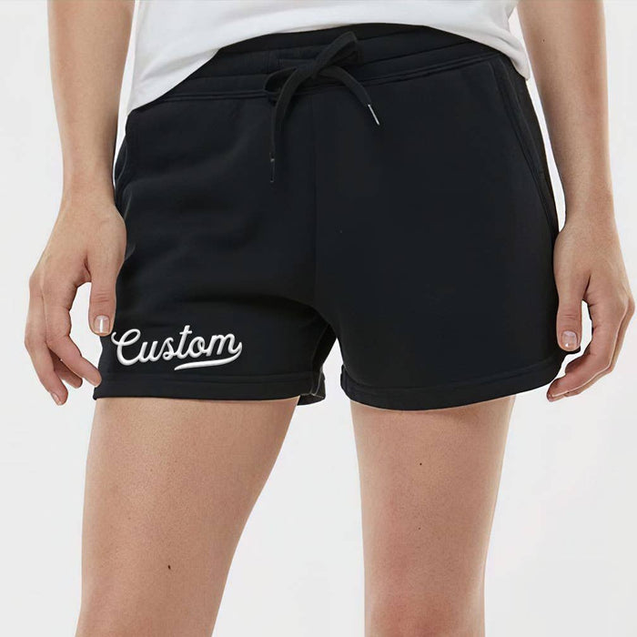 CUSTOM Puff Print Women's Wave Wash Shorts