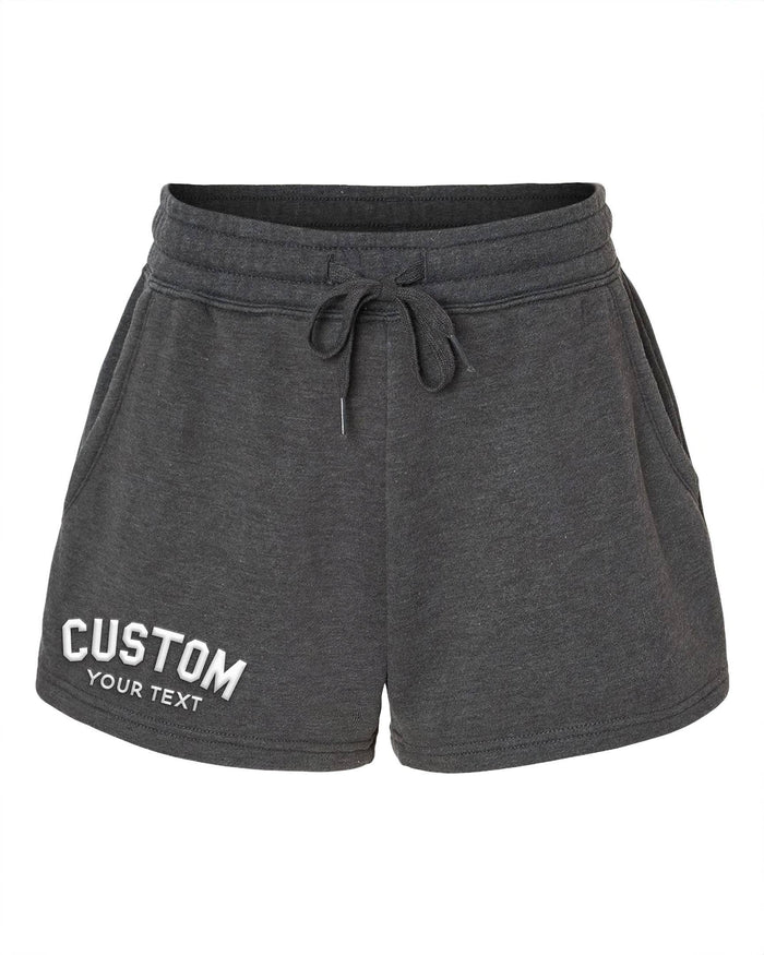CUSTOM Puff Print Women's Wave Wash Shorts