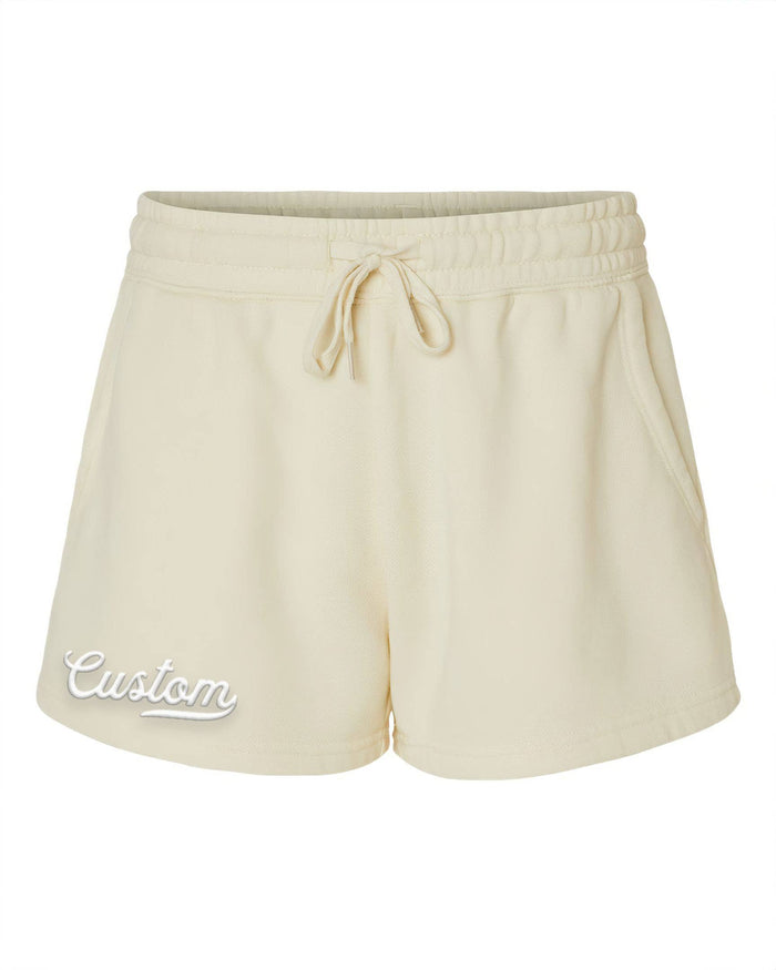 CUSTOM Puff Print Women's Wave Wash Shorts