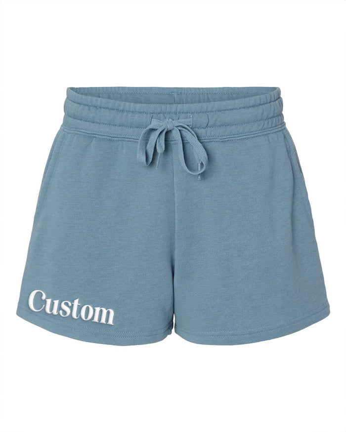 CUSTOM Puff Print Women's Wave Wash Shorts