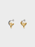 Cyrus Palladium-Plated Hoop Earrings