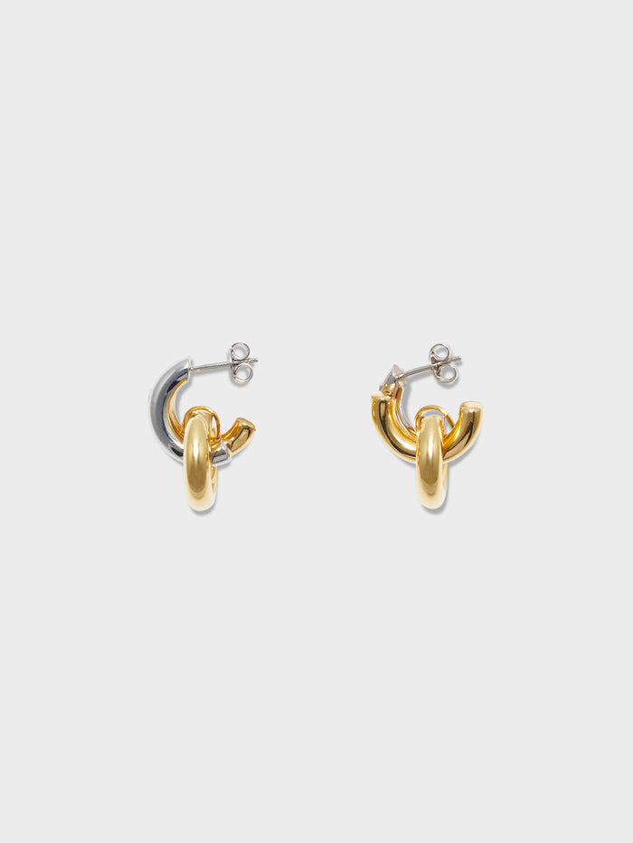 Cyrus Palladium-Plated Hoop Earrings