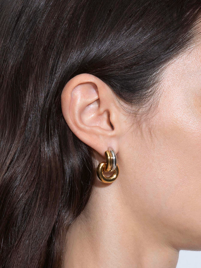 Cyrus Palladium-Plated Hoop Earrings