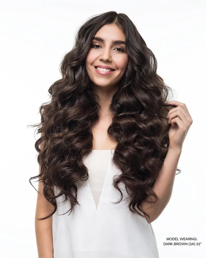 Dark Brown (2A) Seamless Clip-Ins
