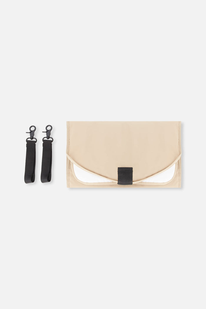 Diaper Bag With Changing Mat Beige-4