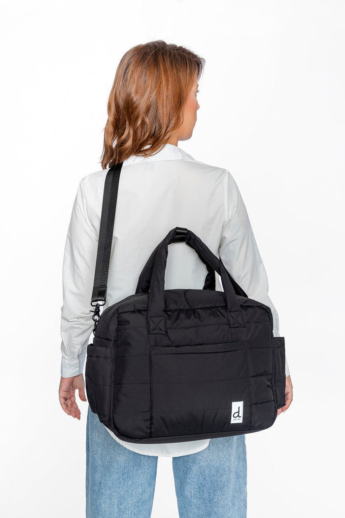 Diaper Bag With Changing Mat Black-1