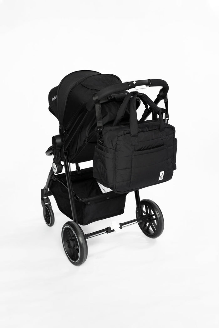 Diaper Bag With Changing Mat Black-2