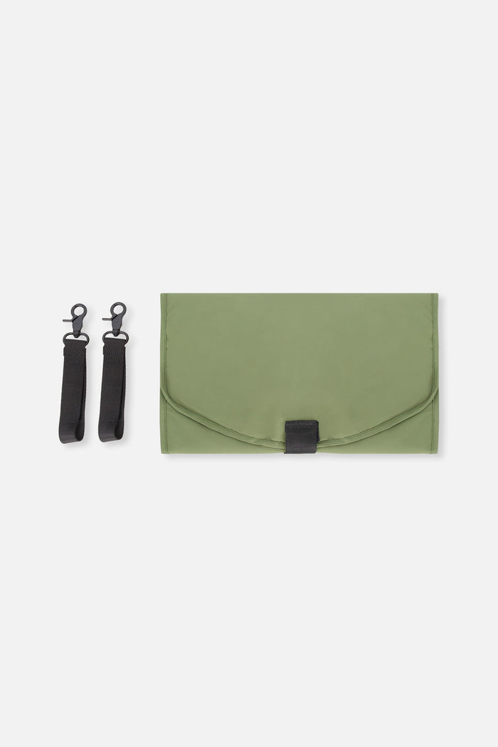Diaper Bag With Changing Mat Olive Green-4