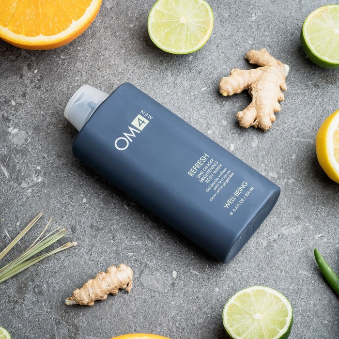 DISCONTINUED - Refresh: Lime Ginger Brightening Body Wash | OM4Men
