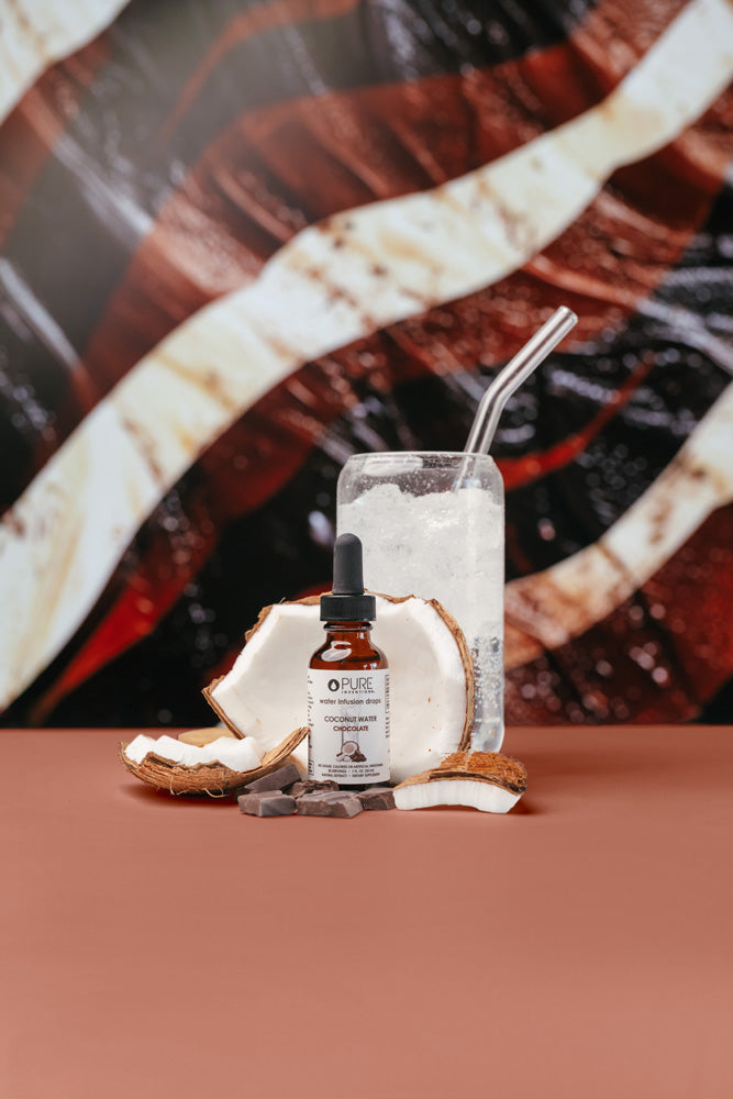 DISCONTINUED -Coconut Chocolate Water Infusion Drops | Pure Inventions