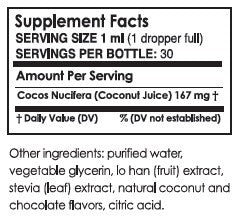 DISCONTINUED -Coconut Chocolate Water Infusion Drops | Pure Inventions