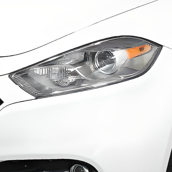 Full Headlight Taillight Racetrack Precut Smoked PPF Tint Kit Film Overlay Fits Dodge Dart 2013 - 2016 - Bogar Tech Designs