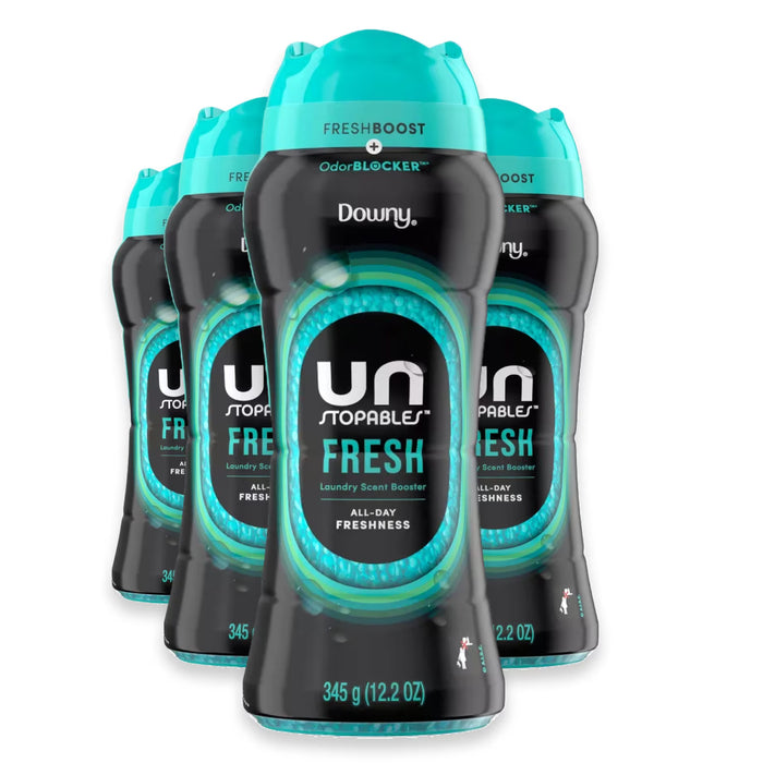 Downy Unstopables Fresh In-Wash Scent Booster - 12.2 oz - 4 Pack