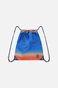 Drawstring Bag Blue And Orange Gradient-0