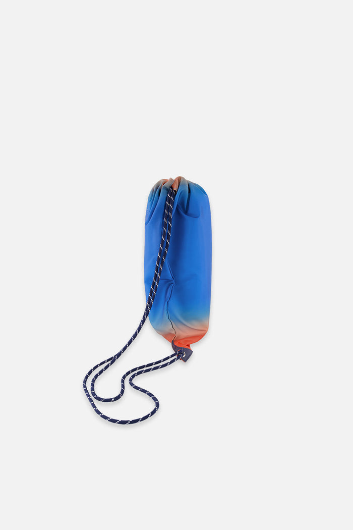 Drawstring Bag Blue And Orange Gradient-1