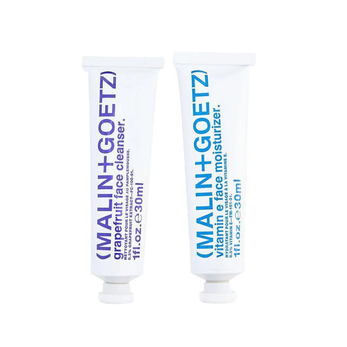 Malin+Goetz Duo travel - size face cleanser & moisturizer - 2x30ml - Waha Lifestyle