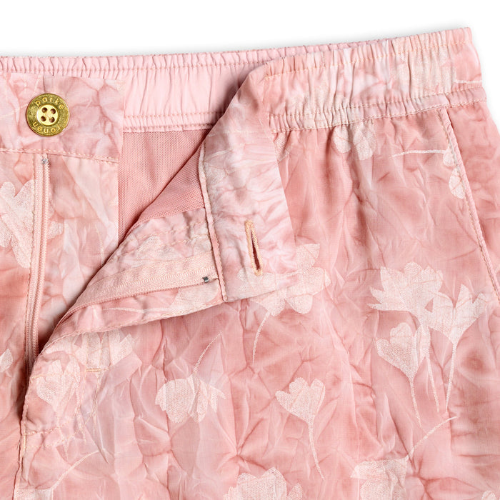Dusty Pink Peony Barcelona Printed Swim Short - Parke & Ronen