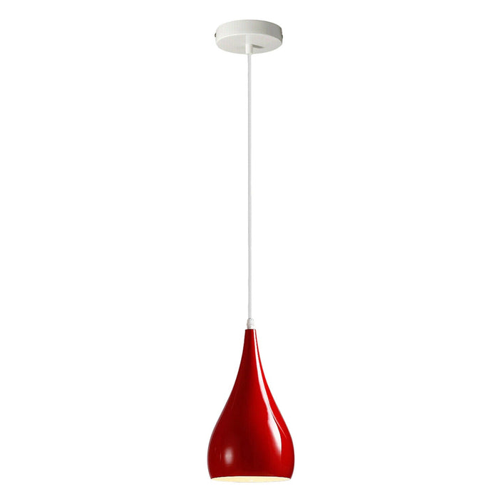 E27 Pendant Light With Metal Lampshade ~6153