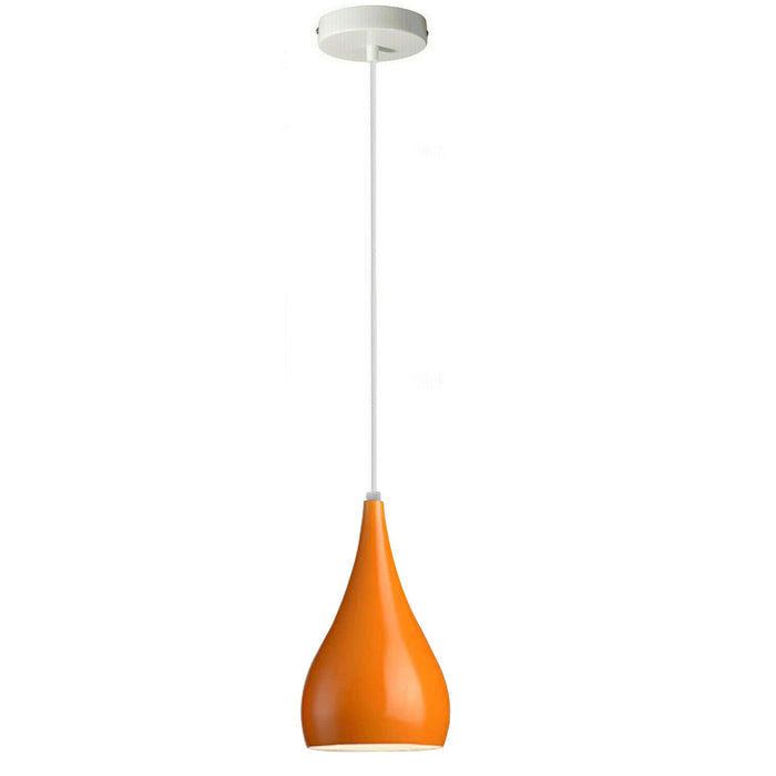 E27 Pendant Light With Metal Lampshade ~6153