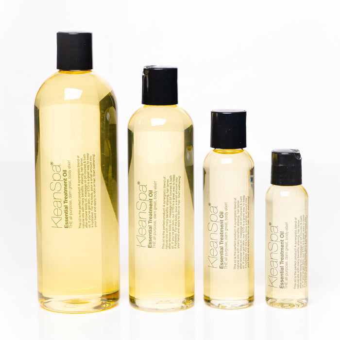 bottles of Coconut body oil