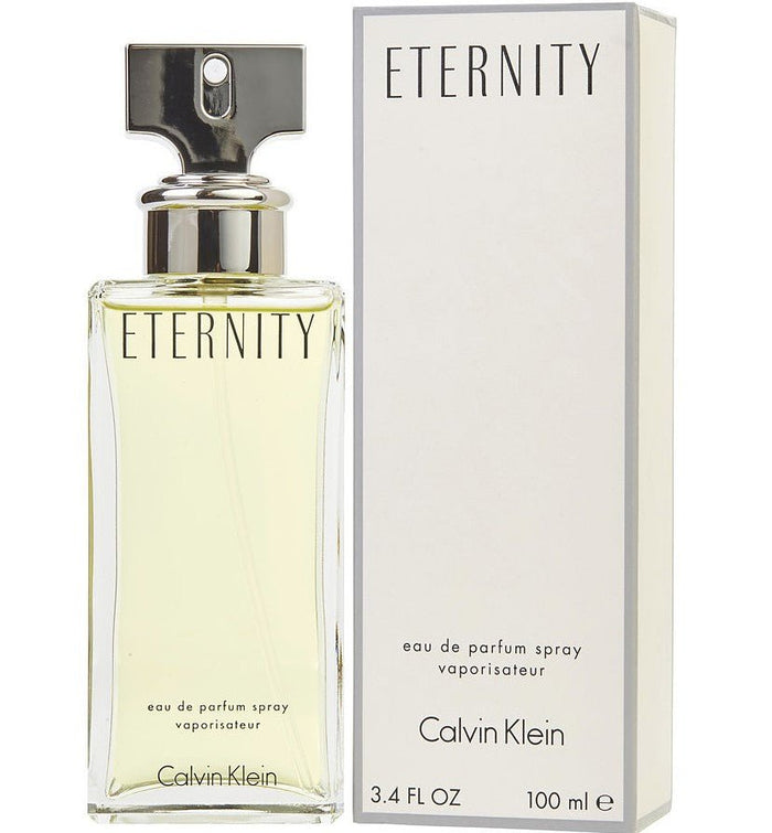 Eternity by Calvin Klein Fragrance for Women Eau de Parfum Spray 3.4 oz (100mL) - ShanShar Beauty : The world of beauty.