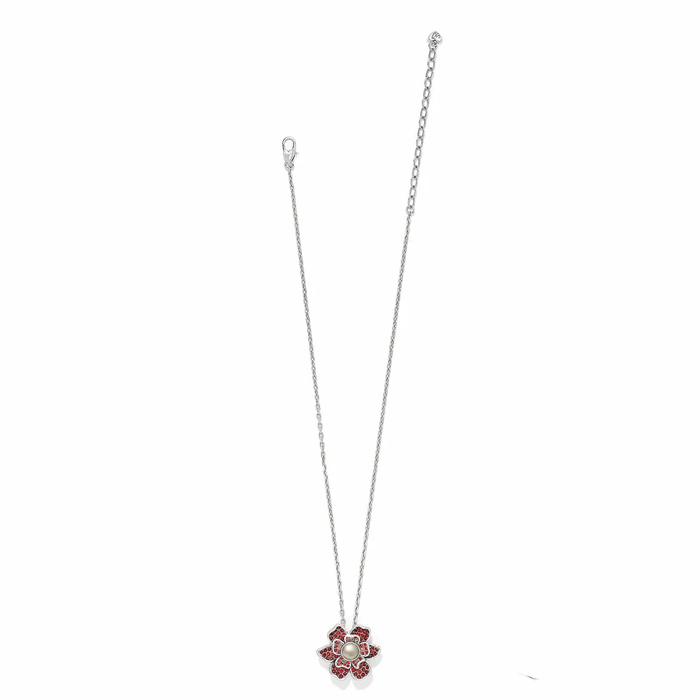 Everbloom Pearl/Ruby Necklace