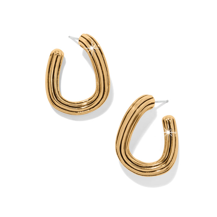 Ferrara Eterna Post Earrings-Gold