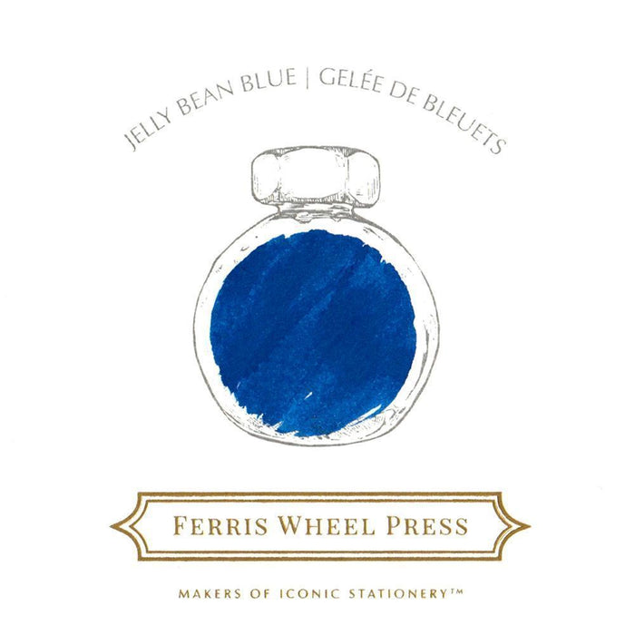 Ferris Wheel Press Jelly Bean Blue Ink