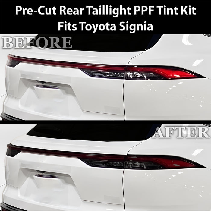 Fits Toyota Crown Signia 2025-2027 Full Headlight Taillight Precut Smoked PPF Tint Kit Film Overlay  - Bogar Tech Designs