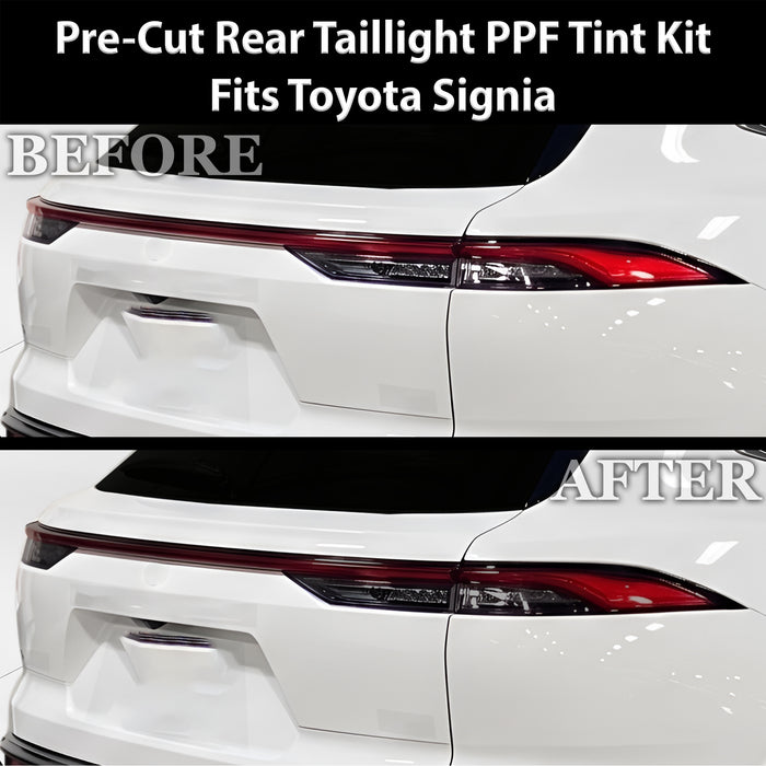 Fits Toyota Crown Signia 2025-2027 Full Headlight Taillight Precut Smoked PPF Tint Kit Film Overlay  - Bogar Tech Designs