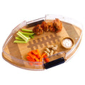 Flip, Serve & Store® Football Charcuterie Board with Lid - Olita Gifts & Goods