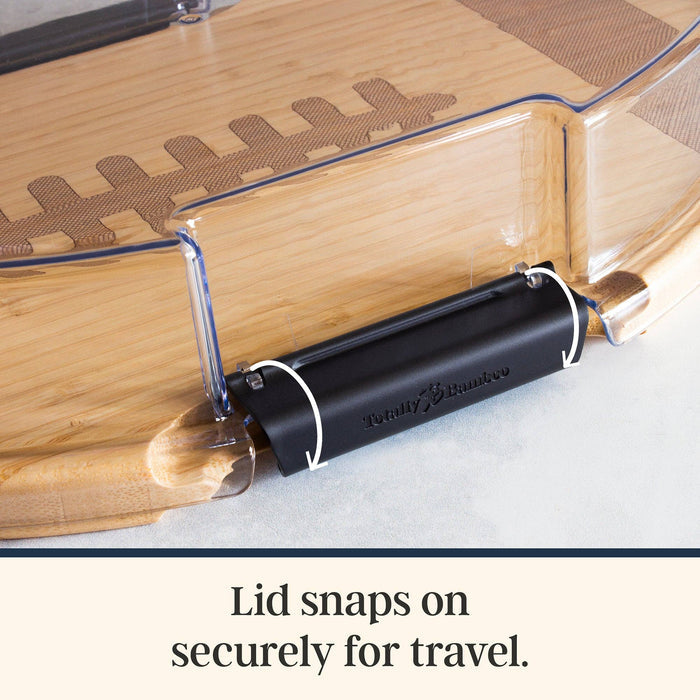 Flip, Serve & Store® Football Charcuterie Board with Lid - Olita Gifts & Goods