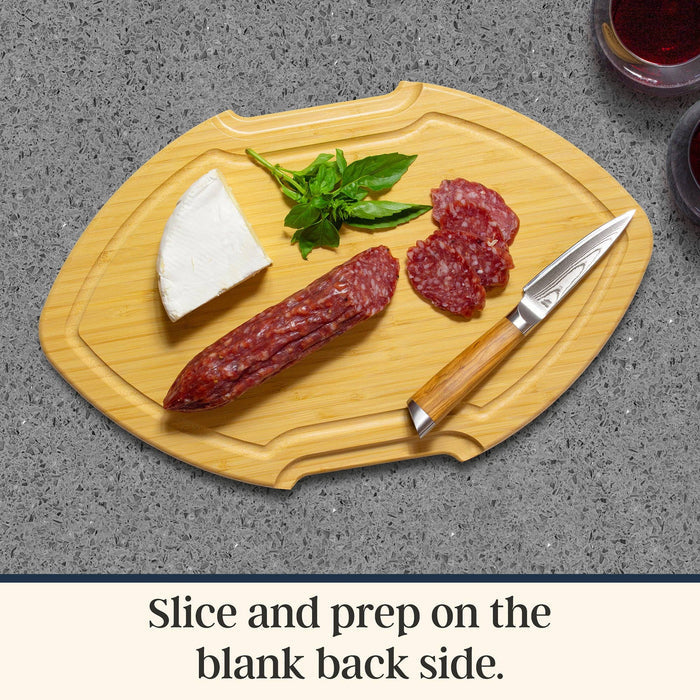 Flip, Serve & Store® Football Charcuterie Board with Lid - Olita Gifts & Goods