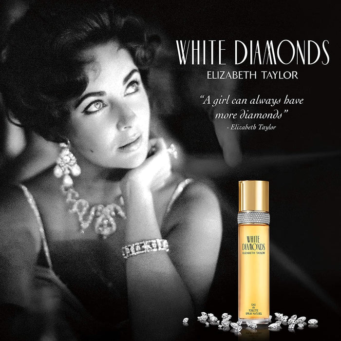FRAG - White Diamonds by Elizabeth Taylor - Fragrance for Women Eau de Toilette Spray 1.0 oz (30mL) - ShanShar Beauty : The world of beauty.