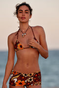 Free People Michelle Triangle Top - Golden Hour, Pura Vida Blush