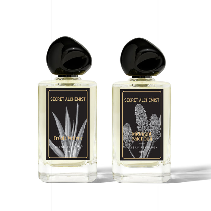 Fresh Vetiver & Midnight Patchouli- Clean Perfume™ (Parfum)
