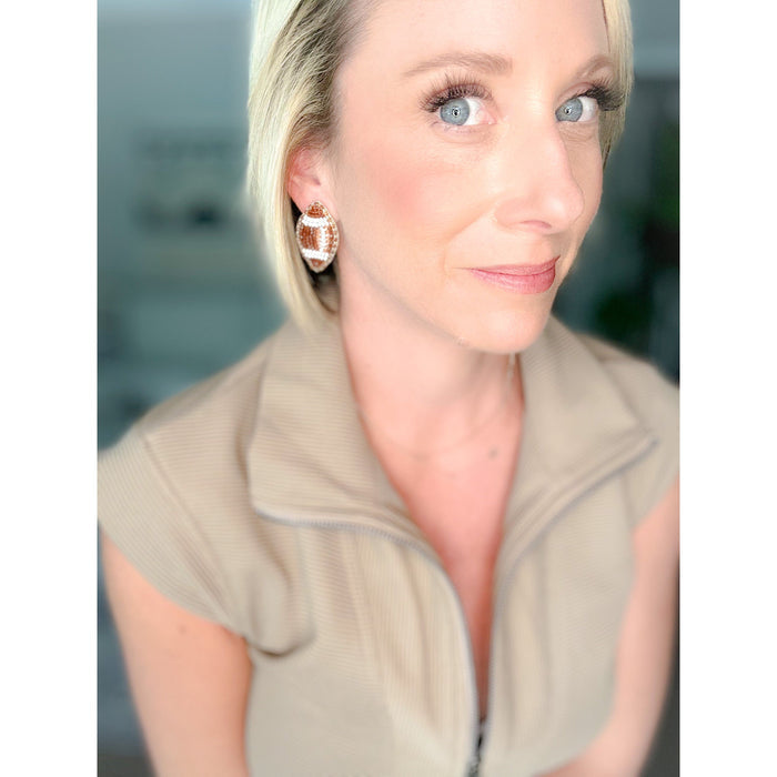 Friday Night Lights Football Earrings