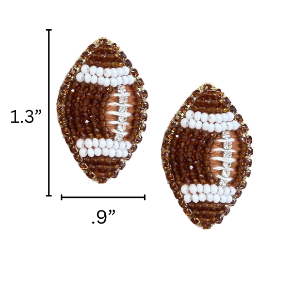 Friday Night Lights Football Earrings