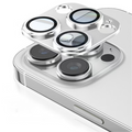 White titanium camera lens cover by Coconut Lane with a sleek, full-protection design for smartphone lenses.