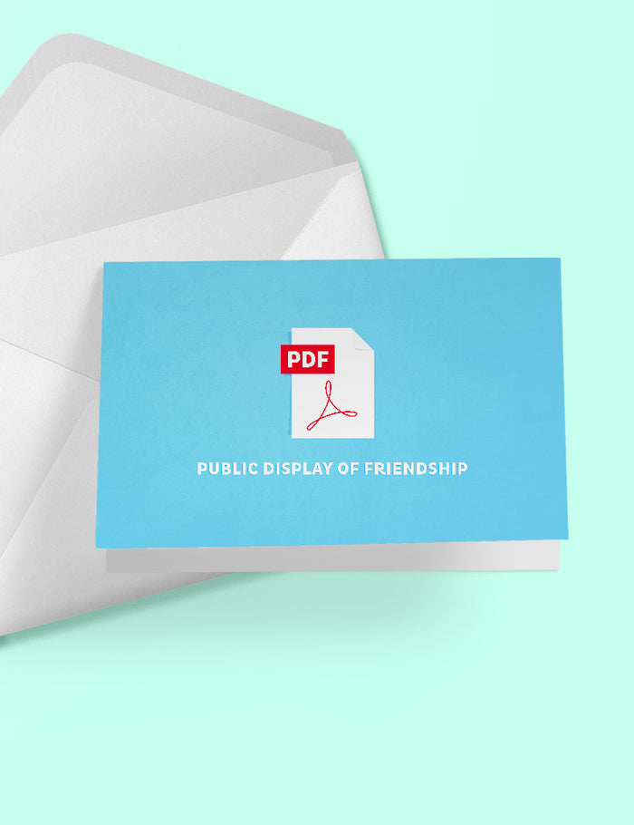 PDF - Public display of friendship