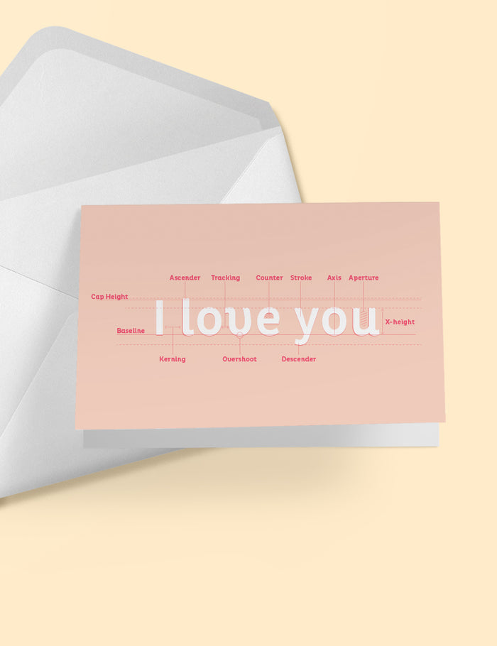 I Love you - detail