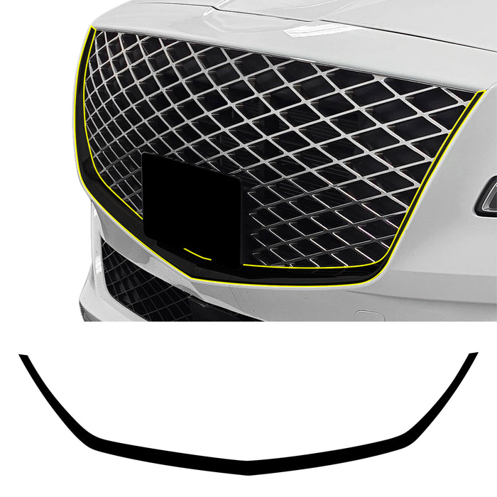 Genesis GV80 SUV Blackout Chrome Delete Kit – Precut Gloss Black Vinyl Overlays Film