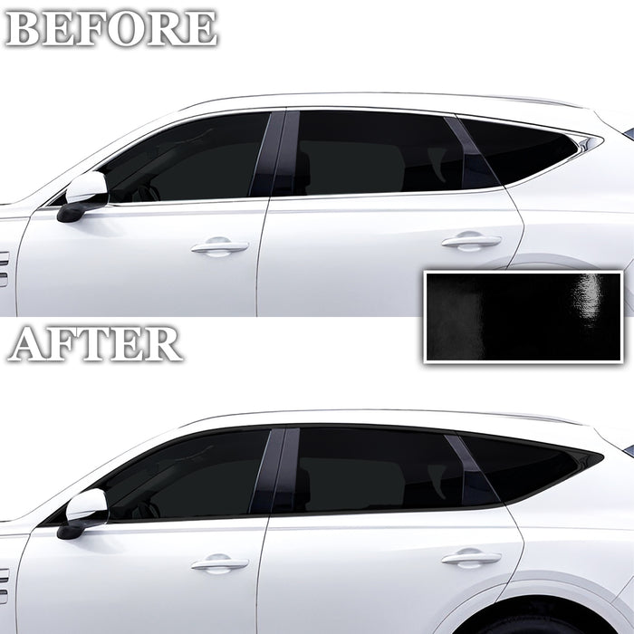 Genesis GV80 SUV Blackout Chrome Delete Kit – Precut Gloss Black Vinyl Overlays Film