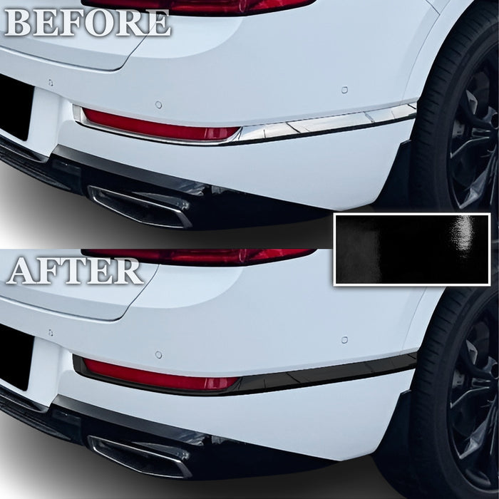 Genesis GV80 SUV Blackout Chrome Delete Kit – Precut Gloss Black Vinyl Overlays Film
